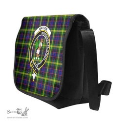 ScotsTee Shop Scottish Watson Clan Crest Tartan Messenger Bag Plaid Shoulder Bag