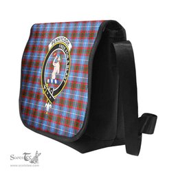 ScotsTee Shop Scottish Pennycook Clan Crest Tartan Messenger Bag Plaid Shoulder Bag