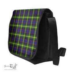ScotsTee Shop Scottish Watson Modern Clan Tartan Messenger Bag Plaid Shoulder Bag