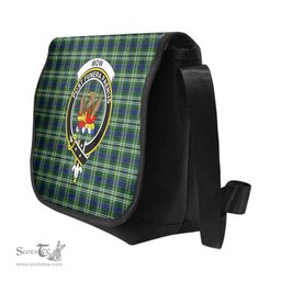 ScotsTee Shop Scottish Mow Clan Crest Tartan Messenger Bag Plaid Shoulder Bag