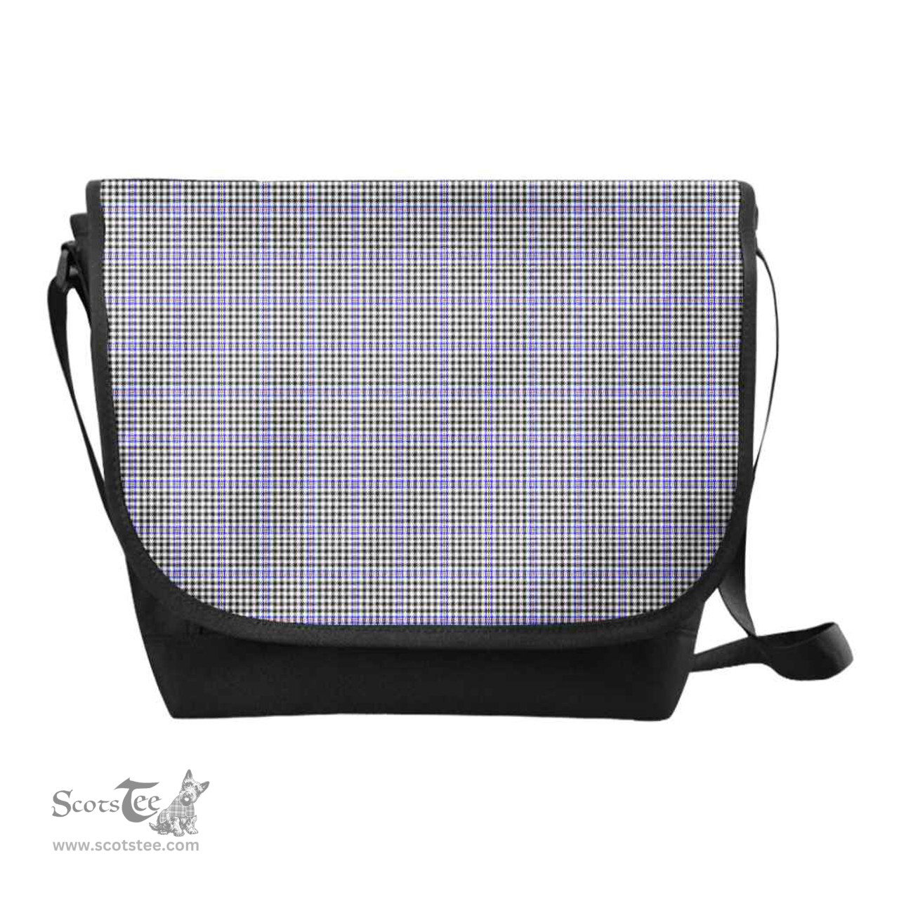 ScotsTee Shop Scottish Sir Walter Scott Clan Tartan Messenger Bag Plaid Shoulder Bag