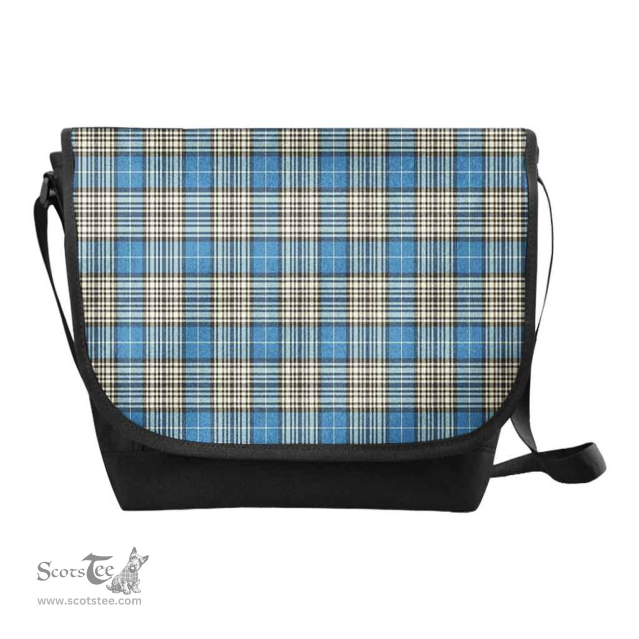ScotsTee Shop Scottish Napier Ancient Clan Tartan Messenger Bag Plaid Shoulder Bag