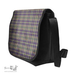 ScotsTee Shop Scottish Taylor Weathered Clan Tartan Messenger Bag Plaid Shoulder Bag