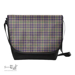 ScotsTee Shop Scottish Taylor Weathered Clan Tartan Messenger Bag Plaid Shoulder Bag