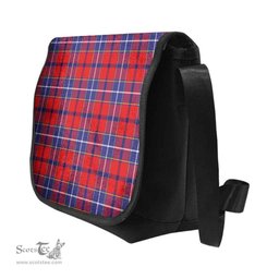 ScotsTee Shop Scottish Wishart Dress Clan Tartan Messenger Bag Plaid Shoulder Bag