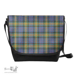 ScotsTee Shop Scottish MacSporran Ancient Clan Tartan Messenger Bag Plaid Shoulder Bag