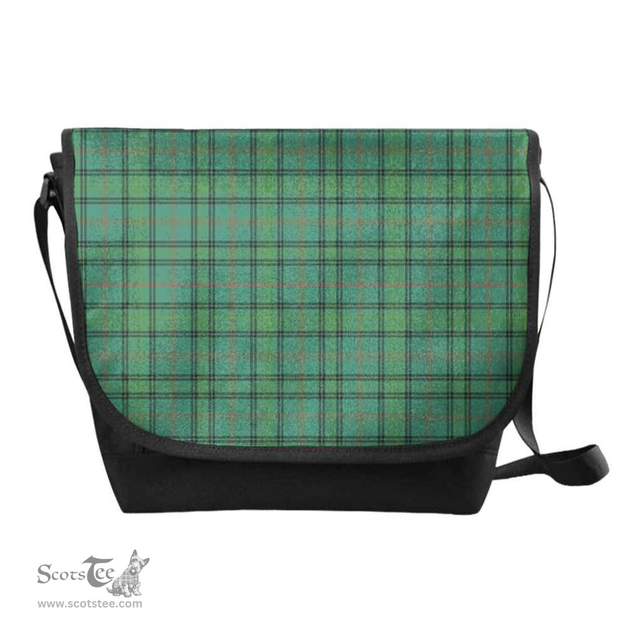 ScotsTee Shop Scottish Ross Hunting Ancient Clan Tartan Messenger Bag Plaid Shoulder Bag