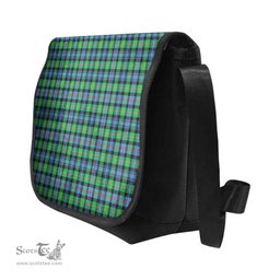 ScotsTee Shop Scottish Murray of Atholl Ancient Clan Tartan Messenger Bag Plaid Shoulder Bag