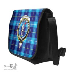 ScotsTee Shop Scottish McKerrell Clan Crest Tartan Messenger Bag Plaid Shoulder Bag