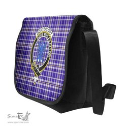 ScotsTee Shop Scottish Ochterlony Clan Crest Tartan Messenger Bag Plaid Shoulder Bag