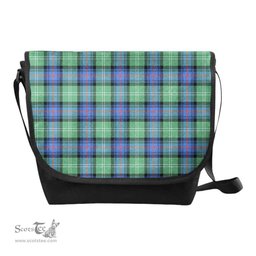ScotsTee Shop Scottish Sutherland Old Ancient Clan Tartan Messenger Bag Plaid Shoulder Bag