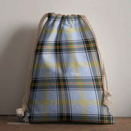 ScotsTee Shop Scottish Bell of the Borders Clan Tartan Drawstring Bag Tartan Gift Bag