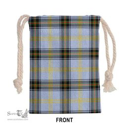 ScotsTee Shop Scottish Bell of the Borders Clan Tartan Drawstring Bag Tartan Gift Bag
