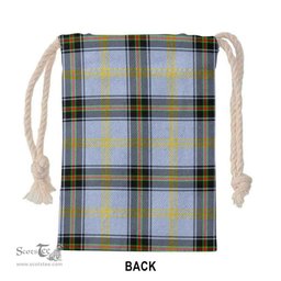 ScotsTee Shop Scottish Bell of the Borders Clan Tartan Drawstring Bag Tartan Gift Bag