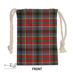 ScotsTee Shop Scottish Anderson of Arbrake Clan Tartan Drawstring Bag Tartan Gift Bag