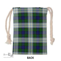 ScotsTee Shop Scottish Blackwatch Dress Modern Clan Tartan Drawstring Bag Tartan Gift Bag