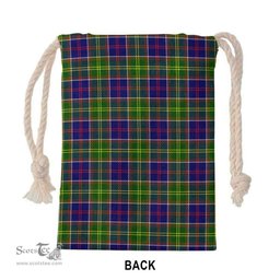 ScotsTee Shop Scottish Ayrshire District Clan Tartan Drawstring Bag Tartan Gift Bag