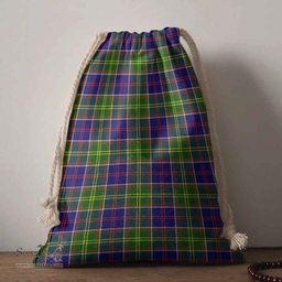ScotsTee Shop Scottish Ayrshire District Clan Tartan Drawstring Bag Tartan Gift Bag