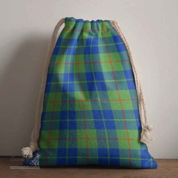 ScotsTee Shop Scottish Barclay Hunting Ancient Clan Tartan Drawstring Bag Tartan Gift Bag