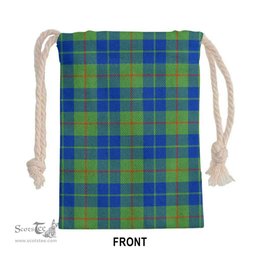 ScotsTee Shop Scottish Barclay Hunting Ancient Clan Tartan Drawstring Bag Tartan Gift Bag