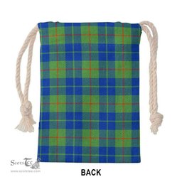 ScotsTee Shop Scottish Barclay Hunting Ancient Clan Tartan Drawstring Bag Tartan Gift Bag