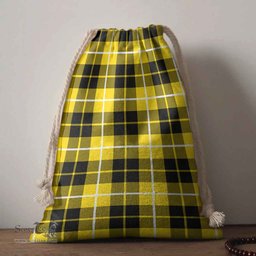 ScotsTee Shop Scottish Barclay Dress Modern Clan Tartan Drawstring Bag Tartan Gift Bag