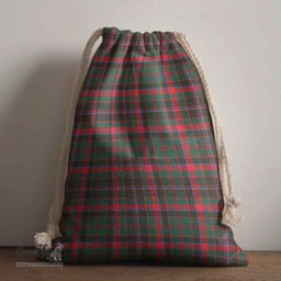 ScotsTee Shop Scottish Cumming Hunting Modern Clan Tartan Drawstring Bag Tartan Gift Bag
