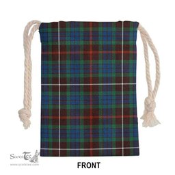 ScotsTee Shop Scottish Fraser Hunting Ancient Clan Tartan Drawstring Bag Tartan Gift Bag