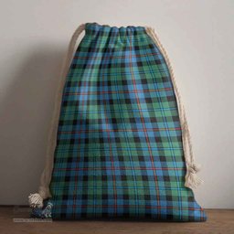 ScotsTee Shop Scottish Campbell of Cawdor Ancient Clan Tartan Drawstring Bag Tartan Gift Bag