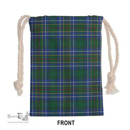 ScotsTee Shop Scottish Cockburn Ancient Clan Tartan Drawstring Bag Tartan Gift Bag