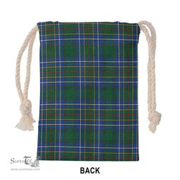 ScotsTee Shop Scottish Cockburn Ancient Clan Tartan Drawstring Bag Tartan Gift Bag