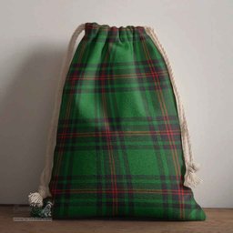 ScotsTee Shop Scottish Ged Clan Crest Tartan Drawstring Bag Tartan Gift Bag