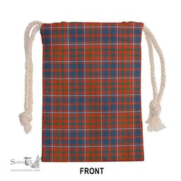 ScotsTee Shop Scottish Cameron of Lochiel Ancient Clan Tartan Drawstring Bag Tartan Gift Bag