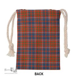ScotsTee Shop Scottish Cameron of Lochiel Ancient Clan Tartan Drawstring Bag Tartan Gift Bag