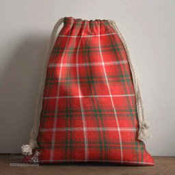 ScotsTee Shop Scottish Duke of Rothesay Modern Clan Tartan Drawstring Bag Tartan Gift Bag