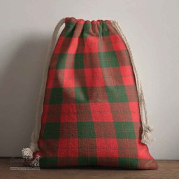 ScotsTee Shop Scottish Erskine Modern Clan Tartan Drawstring Bag Tartan Gift Bag