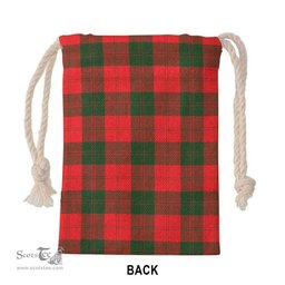 ScotsTee Shop Scottish Erskine Modern Clan Tartan Drawstring Bag Tartan Gift Bag