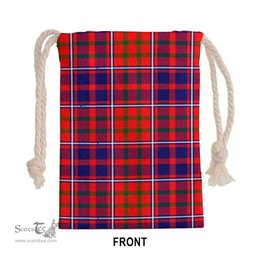 ScotsTee Shop Scottish Cameron of Lochiel Modern Clan Tartan Drawstring Bag Tartan Gift Bag
