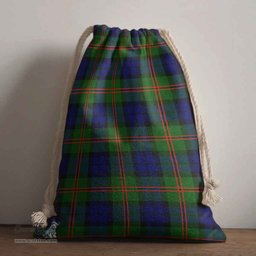 ScotsTee Shop Scottish Dundas Modern 02 Clan Tartan Drawstring Bag Tartan Gift Bag