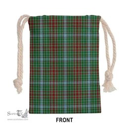 ScotsTee Shop Scottish Gayre Clan Tartan Drawstring Bag Tartan Gift Bag