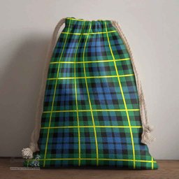 ScotsTee Shop Scottish Campbell of Breadalbane Ancient Clan Tartan Drawstring Bag Tartan Gift Bag