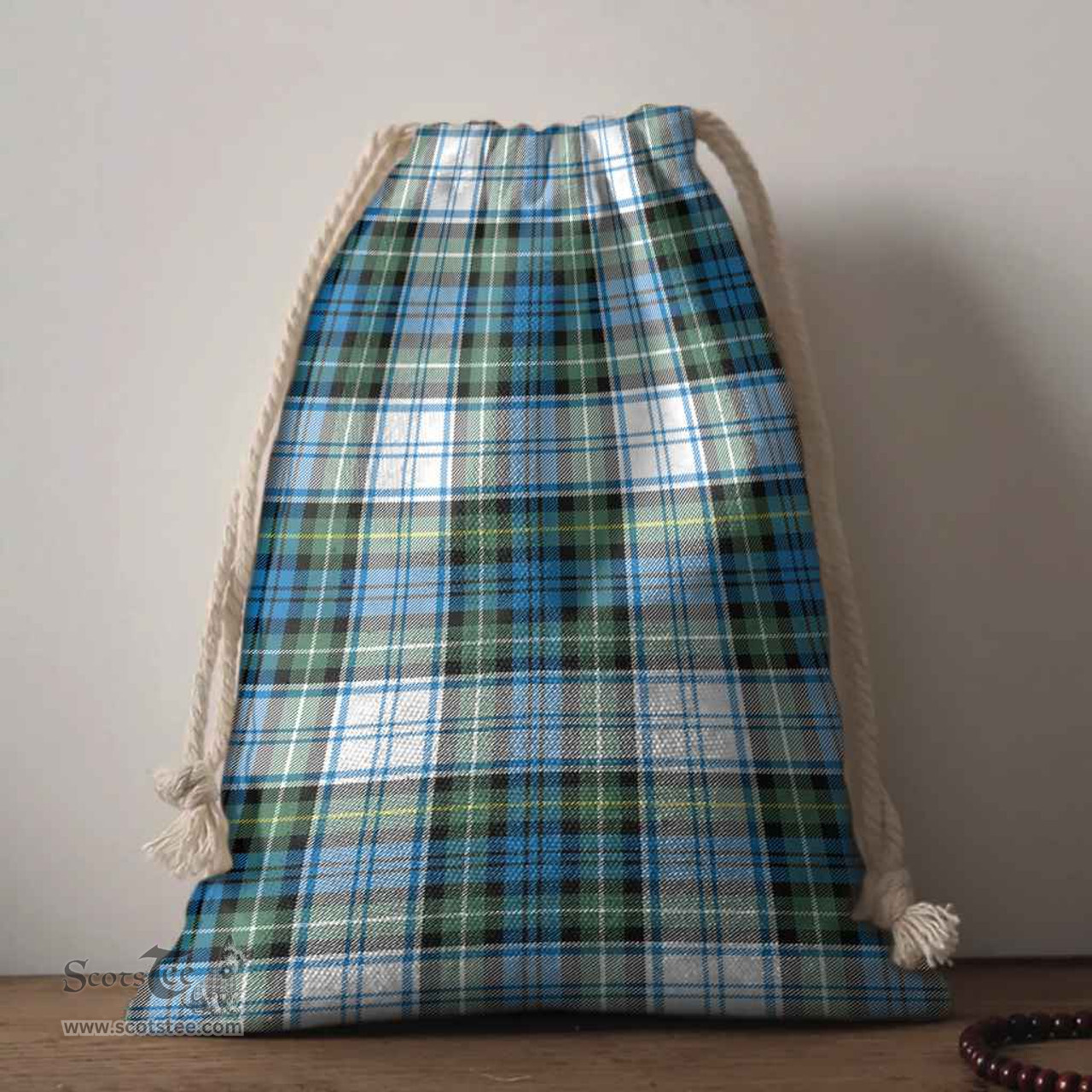 ScotsTee Shop Scottish Campbell Dress Ancient Clan Tartan Drawstring Bag Tartan Gift Bag