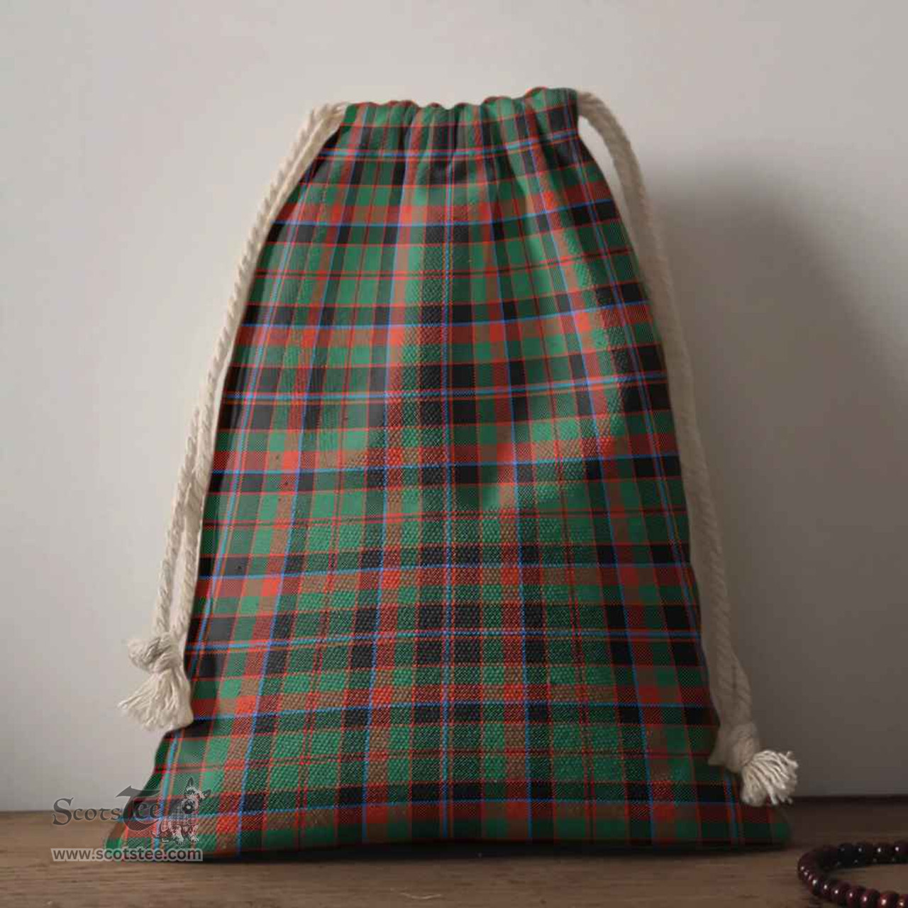 ScotsTee Shop Scottish Cumming Hunting Ancient Clan Tartan Drawstring Bag Tartan Gift Bag