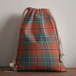 ScotsTee Shop Scottish MacLean of Duart Ancient Clan Tartan Drawstring Bag Tartan Gift Bag