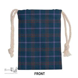 ScotsTee Shop Scottish Jewish Clan Tartan Drawstring Bag Tartan Gift Bag