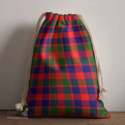 ScotsTee Shop Scottish Gow (of Skeoch) Clan Crest Tartan Drawstring Bag Tartan Gift Bag