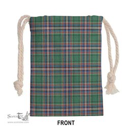 ScotsTee Shop Scottish MacFarlane Hunting Ancient Clan Tartan Drawstring Bag Tartan Gift Bag