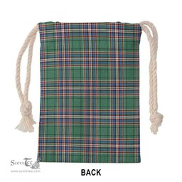 ScotsTee Shop Scottish MacFarlane Hunting Ancient Clan Tartan Drawstring Bag Tartan Gift Bag