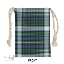 ScotsTee Shop Scottish MacKenzie Dress Ancient Clan Tartan Drawstring Bag Tartan Gift Bag