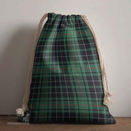 ScotsTee Shop Scottish MacAulay Hunting Ancient Clan Tartan Drawstring Bag Tartan Gift Bag